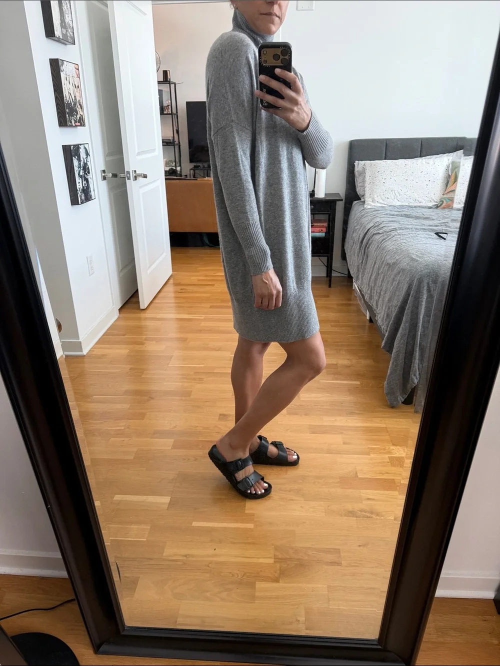 H&M Oversized Cashmere Turtleneck Sweater Dress - Medium